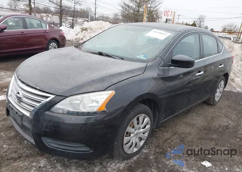 2014 Nissan Sentra Sv z USA, uszkodzony, nr VIN 3N1AB7AP2EL656698